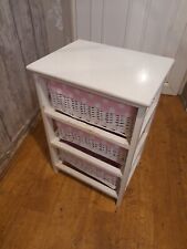 White wooden drawer for sale  ALFRETON