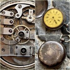 ✩ Antique Georges Favre Jacot Locle / F. Rubin  [ Silver 84/0.875 ] pocket watch for sale  Shipping to South Africa