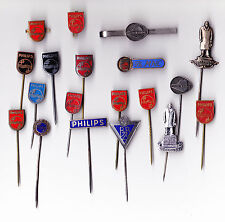 Vintage PHILIPS RADIO TELEVISION LOGO stick pin badge brooch 1960s Emblem segunda mano  Embacar hacia Argentina