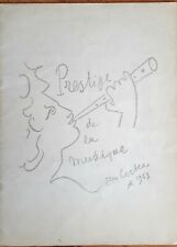 Jean cocteau dessin d'occasion  Sainte-Geneviève