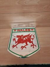 Vintage wales shield for sale  SWINDON