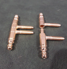 Hafele Screw In Lift Off Pin Hinges Brass Plated Finial 66mm Drill In Cabinet for sale  Shipping to South Africa