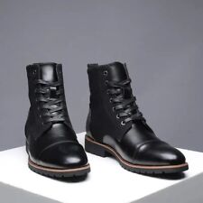 Zapatos Botas En Piel De Vestir Para Hombre Elegantes Informales Calzado Botines segunda mano  Embacar hacia Argentina