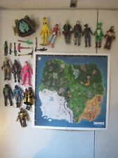 Used, Fortnite lot of 14 figures with map accessories more for sale  Shipping to Canada