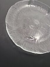 ARCOROC França: 7,75" PRATO DE SALADA: vidro transparente - pétala de flor em relevo -Conjunto de 4 comprar usado  Enviando para Brazil