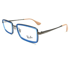 Armações de óculos Ray-Ban RB6337 2620 azul cinza aro completo retangular 51-18-140, usado comprar usado  Enviando para Brazil