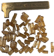 Usado, Parcela de cristais de topázio imperial terminados de Ouro Preto ótimas cores comprar usado  Brasil 