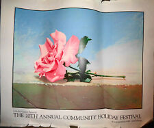 1990 poster rose festival for sale  New York
