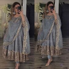 Vestido de festa Anarkali feminino designer Salwar Kameez vestido indiano paquistanês eid, usado comprar usado  Enviando para Brazil