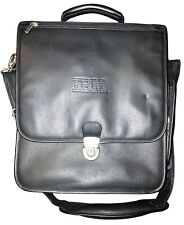 Bolsa de viagem Bellino IBM preta couro genuíno bolsa carteiro laptop estojo de transporte comprar usado  Enviando para Brazil