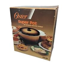 Panela elétrica Oster Super Pot 679-06 torrador lento fritadeira arroz marrom vintage nova comprar usado  Enviando para Brazil