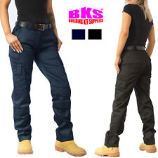 Calças de trabalho femininas Combat Cargo tamanho 8 a 20 e bolsos joelheira - femininas BKS comprar usado  Enviando para Brazil