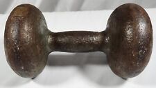 Vintage 20 Pounds BunHead Cast Iron Dumbbell for sale  Shipping to South Africa