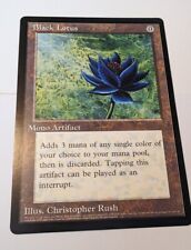 Black Lotus Magic The Gathering Promo "NOT FOR PLAY USE" Fantastic condition MTG, used for sale  GLASGOW