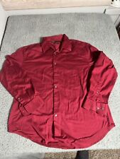 Perry Ellis City Fit Manga Larga Con Botones Rojo Talla XL, usado segunda mano  Embacar hacia Argentina