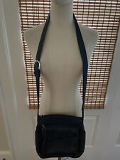 Vintage Fossil Pebbled Black Leather Shoulder Bag Crossbody Purse Key 75082, used for sale  Shipping to South Africa