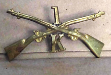 crossed rifles pin for sale  Saint Louis