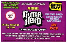 Cartão postal Guitar Hero "The Face Of" Skeptical Chymist Irish Pub Vintage AD  comprar usado  Enviando para Brazil