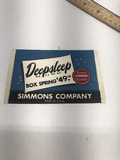 Simmons company mattress for sale  Tiffin