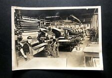 Foto antigua de fábrica de maquinaria industrial taller de impresión de los años 1900 - 10  segunda mano  Embacar hacia Argentina