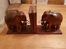 Antique wooden elephant for sale  HULL