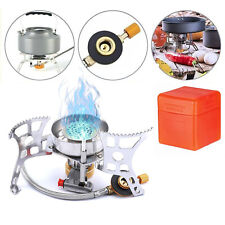 3900W Camping Gas Stove Split Gas Furnace Outdoor Camping Stove Piezo Ignition for sale  Shipping to South Africa