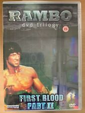 Rambo First Blood Parte 2 DVD II 1985 Sylvester Stallone filme de ação clássico comprar usado  Enviando para Brazil