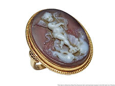 vintage 14k gold cherub ring for sale  Saint Petersburg