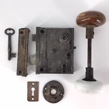 Antique rim lock for sale  Shipping to Ireland