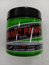 Manic Panic Semi Permanent Electric Lizard Hair Dye Cream, Green - 4oz FREE SHIP, used for sale  Shipping to South Africa