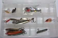 MASTERLINE PLASTIC LURE SPINNER BOX WITH SELECTION OF VARIOUS LURES & SPINNERS for sale  Shipping to South Africa