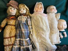 Vintage Handmade Porcelain Dolls Collection Lot of 4 And parts for sale  Shipping to South Africa