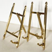 Pair solid brass for sale  DORKING