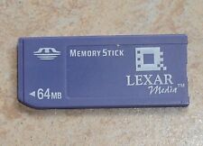 Lexar Memory Stick original 64 MB 64 MB construcción antigua, usado segunda mano  Embacar hacia Argentina