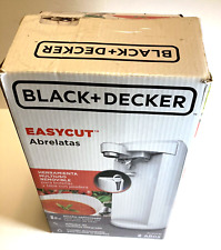 Abridor de latas eléctrico de corte fácil Black and Decker con afilador de cuchillos EC500W-COMO NUEVO segunda mano  Embacar hacia Mexico