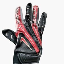 Luva de futebol Nike mão direita substituição única vermelha preta desgastada gasto, usado comprar usado  Enviando para Brazil