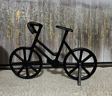 Ornamento de escultura de arte de bicicleta de metal decoração preta 9”x13” comprar usado  Enviando para Brazil