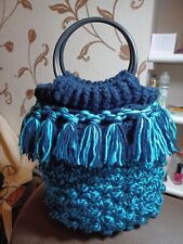Handmade crochet bag for sale  PETERBOROUGH