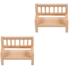 2pcs miniature bench for sale  Shipping to Ireland