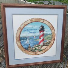 Framed lighthouse sailing for sale  Sterling Heights
