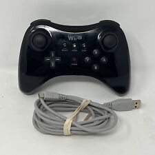 Usado, Controle remoto sem fio preto oficial OEM Nintendo Wii U Pro WUP-005 comprar usado  Enviando para Brazil