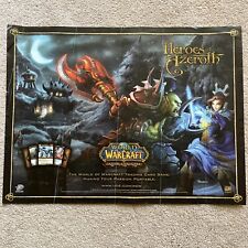 PÓSTER DEL JUEGO DE CARTAS COLECCIONABLES WORLD OF WARCRAFT HEROES OF AZEROTH 2006 segunda mano  Embacar hacia Argentina