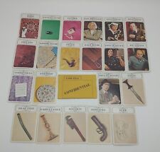 Tarjetas de repuesto vintage para juego de mesa Clue 1972 completas con funda para archivo de estuche segunda mano  Embacar hacia Argentina