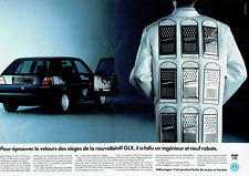 publicité Advertising 0923 1991   Volkswagen  Golf  GLX   velours des sièges 2p, usado comprar usado  Enviando para Brazil