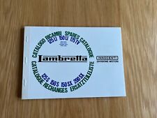 Lambretta parts manual for sale  Shipping to Ireland