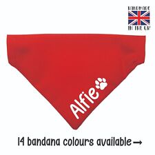 Cachecol de pescoço personalizado feito à mão bandana para cachorro coleira um nome comprar usado  Enviando para Brazil