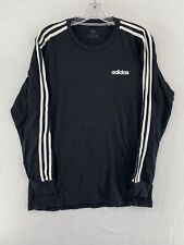 Camiseta para hombre Adidas de tres rayas manga larga talla M negra FL4850 segunda mano  Embacar hacia Argentina