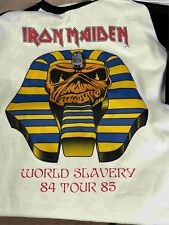 Iron Maiden World Slavery Tour 84-85 Raglan P a 3XL comprar usado  Enviando para Brazil