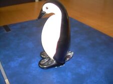 Solid glass penguin for sale  CANTERBURY