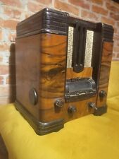 Rádio Minerva Largo, RARO 1935 colecionável de madeira rádio Mireva, Áustria Wien comprar usado  Enviando para Brazil